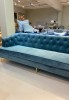 Simon Buttoned 3 Seater Sofa - Floor Model *DUSKY BLUE* 